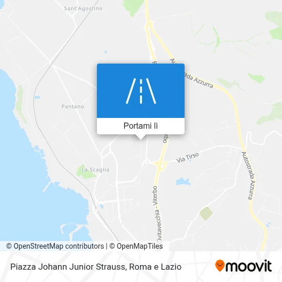 Mappa Piazza Johann Junior Strauss
