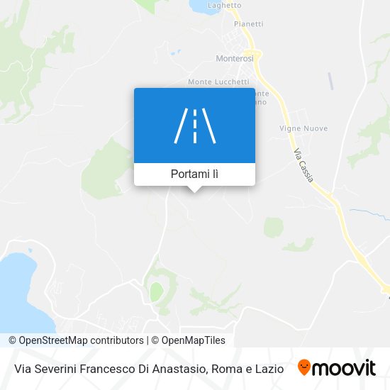 Mappa Via Severini Francesco Di Anastasio