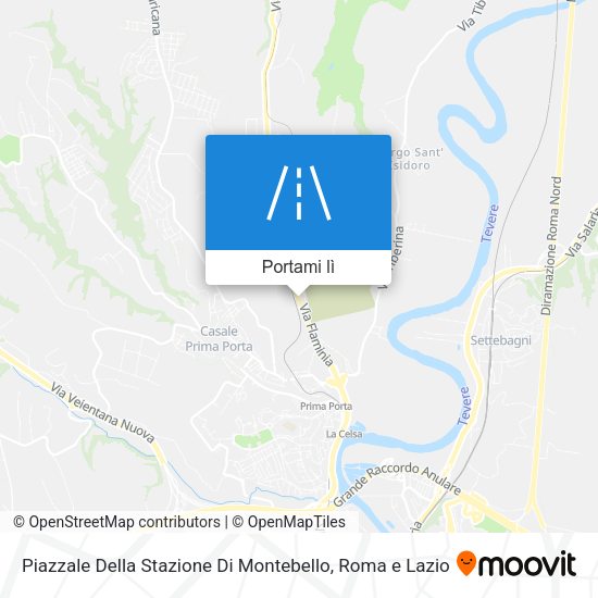 Mappa Piazzale Della Stazione Di Montebello