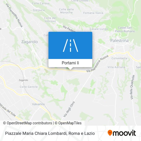 Mappa Piazzale Maria Chiara Lombardi