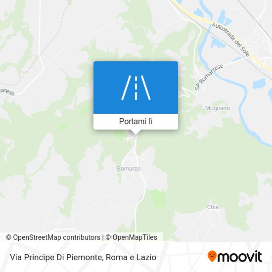 Mappa Via Principe Di Piemonte