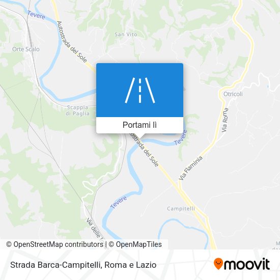 Mappa Strada Barca-Campitelli