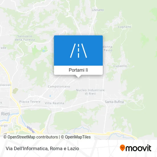 Mappa Via Dell'Informatica