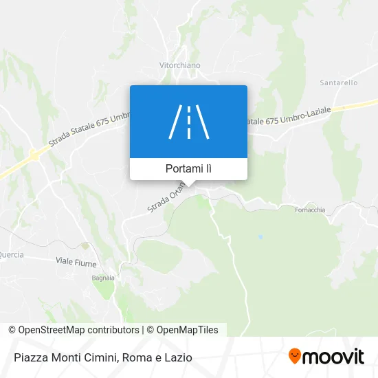 Mappa Piazza Monti Cimini