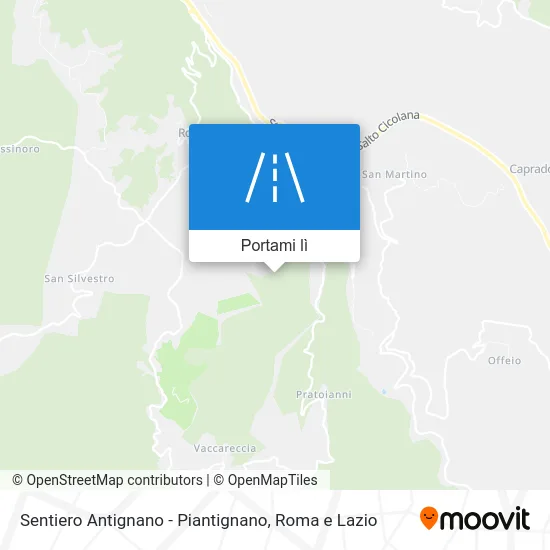Mappa Sentiero Antignano - Piantignano