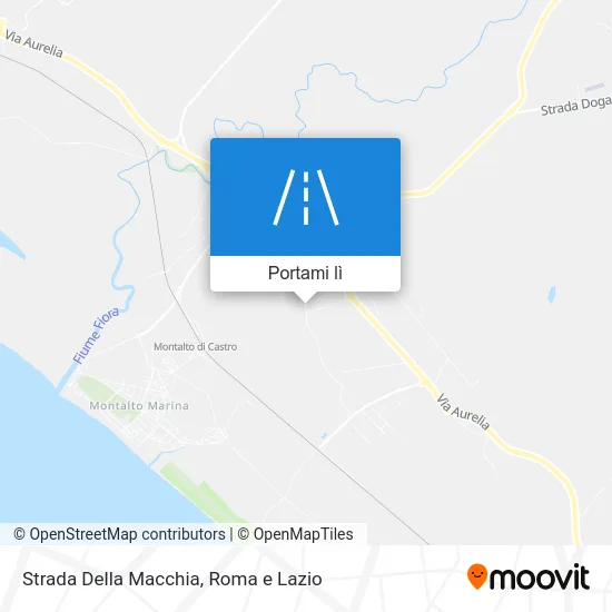 Mappa Strada Della Macchia