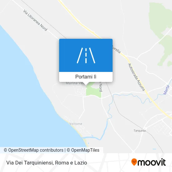 Mappa Via Dei Tarquiniensi