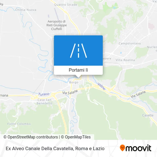 Mappa Ex Alveo Canale Della Cavatella