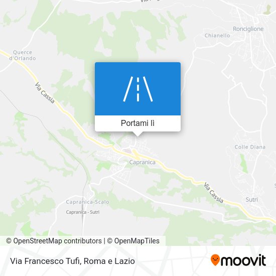 Mappa Via Francesco Tufi