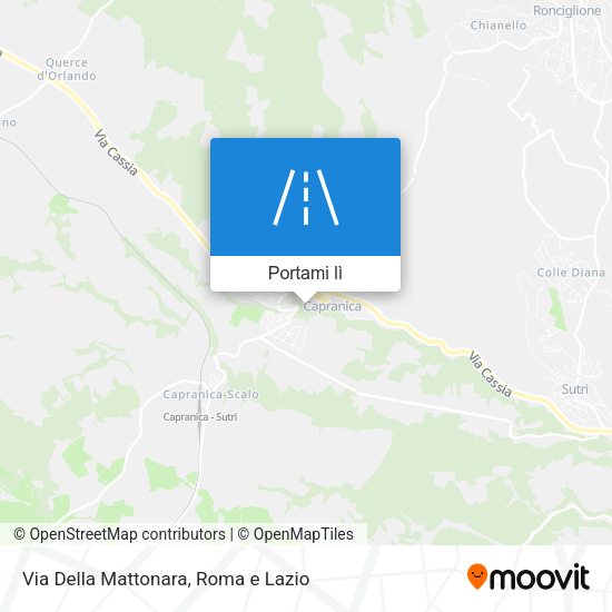 Mappa Via Della Mattonara