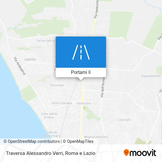 Mappa Traversa Alessandro Verri