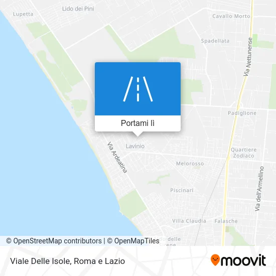 Mappa Viale Delle Isole