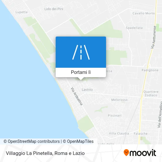 Mappa Villaggio La Pinetella