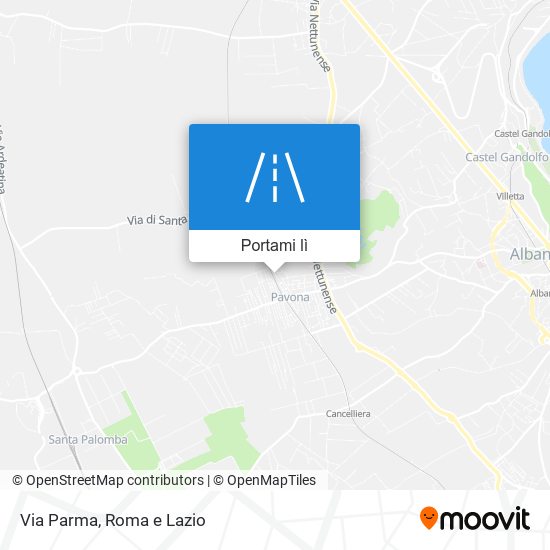 Mappa Via Parma