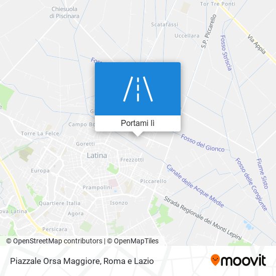 Mappa Piazzale Orsa Maggiore