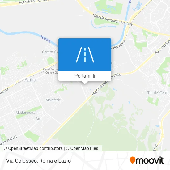 Mappa Via Colosseo