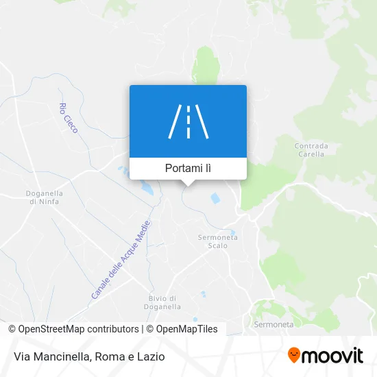 Mappa Via Mancinella