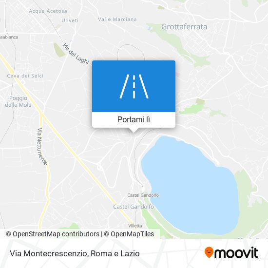 Mappa Via Montecrescenzio