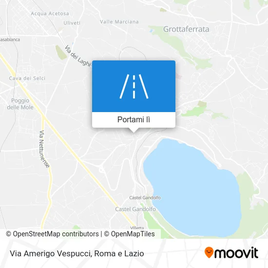 Mappa Via Amerigo Vespucci