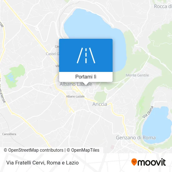 Mappa Via Fratelli Cervi