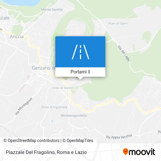 Mappa Piazzale Del Fragolino