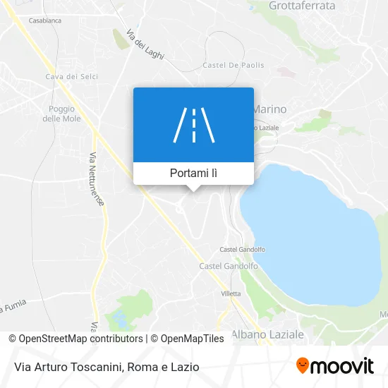 Mappa Via Arturo Toscanini