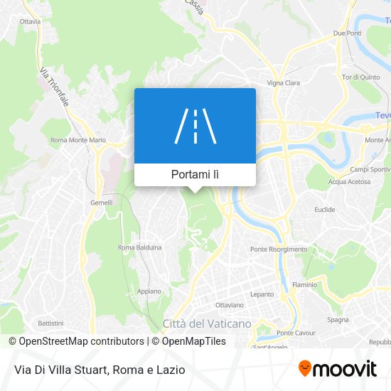 Mappa Via Di Villa Stuart
