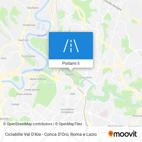 Mappa Ciclablile Val D'Ala - Conca D'Oro