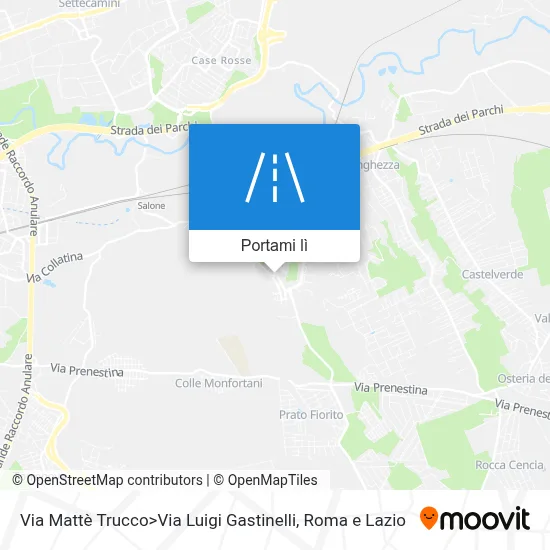 Mappa Via Mattè Trucco>Via Luigi Gastinelli