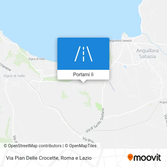 Mappa Via Pian Delle Crocette