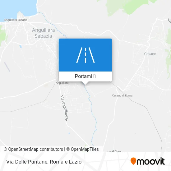 Mappa Via Delle Pantane