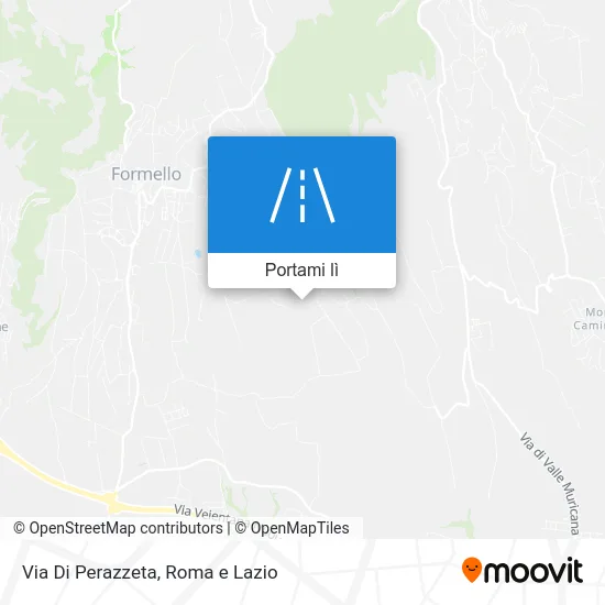 Mappa Via Di Perazzeta