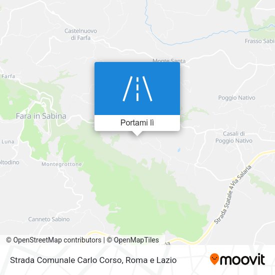 Mappa Strada Comunale Carlo Corso