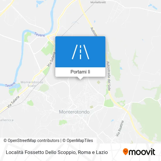 Mappa Località Fossetto Dello Scoppio