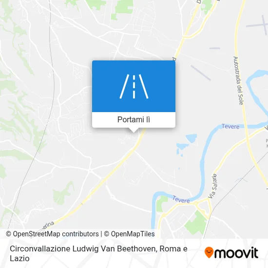 Mappa Circonvallazione Ludwig Van Beethoven
