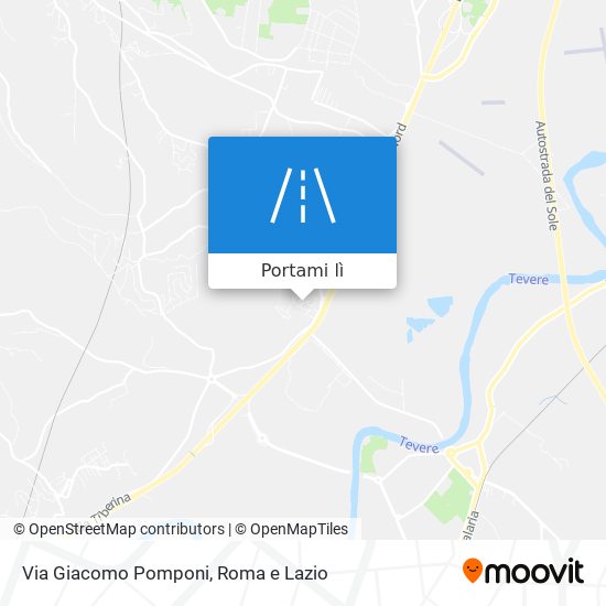 Mappa Via Giacomo Pomponi