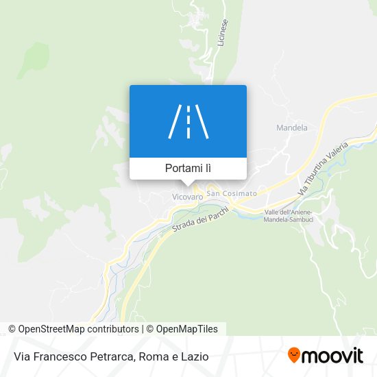 Mappa Via Francesco Petrarca