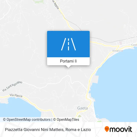 Mappa Piazzetta Giovanni Nini Matteis
