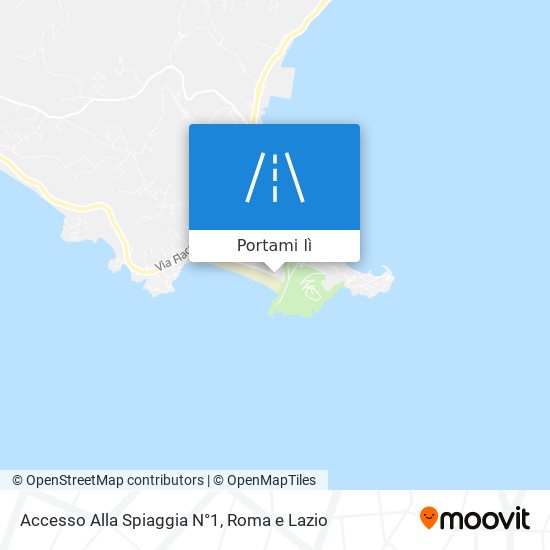 Mappa Accesso Alla Spiaggia N°1