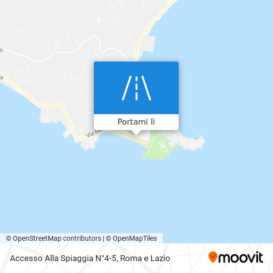 Mappa Accesso Alla Spiaggia N°4-5