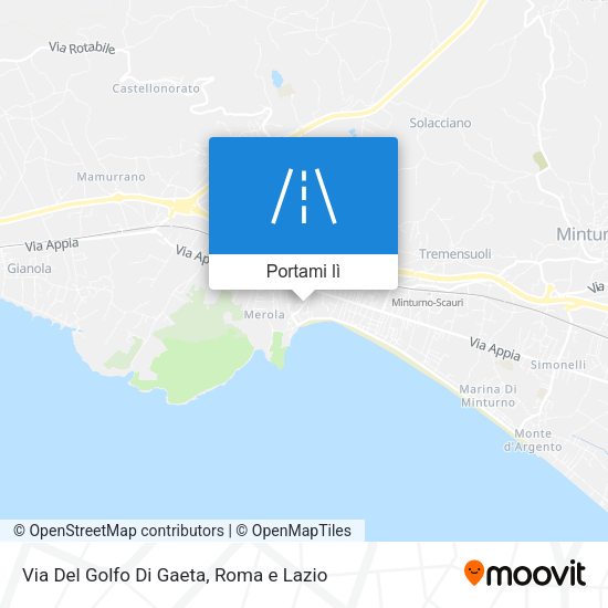 Mappa Via Del Golfo Di Gaeta