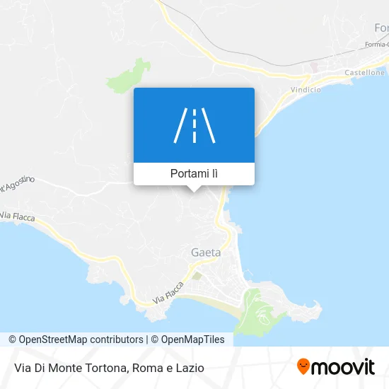 Mappa Via Di Monte Tortona