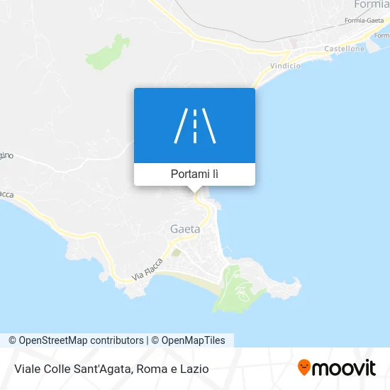 Mappa Viale Colle Sant'Agata