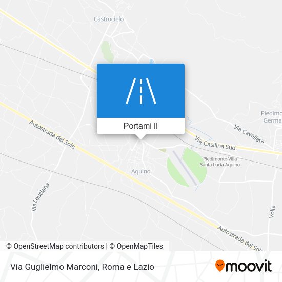 Mappa Via Guglielmo Marconi
