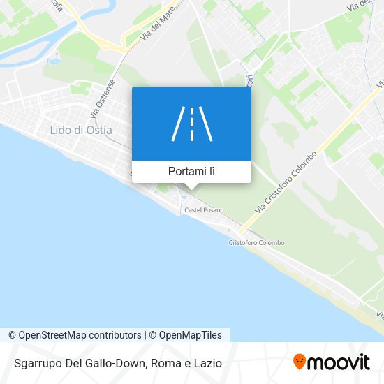 Mappa Sgarrupo Del Gallo-Down