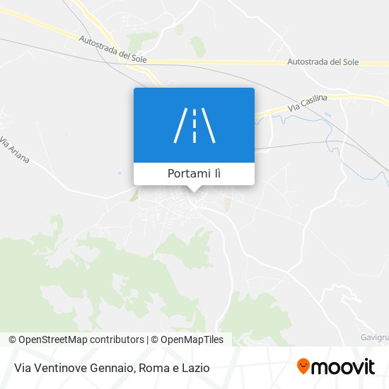 Mappa Via Ventinove Gennaio