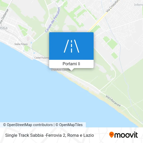 Mappa Single Track Sabbia -Ferrovia 2