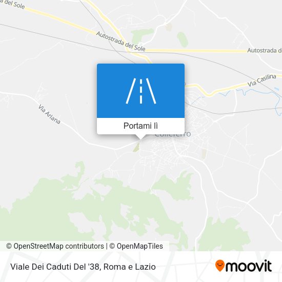 Mappa Viale Dei Caduti Del '38