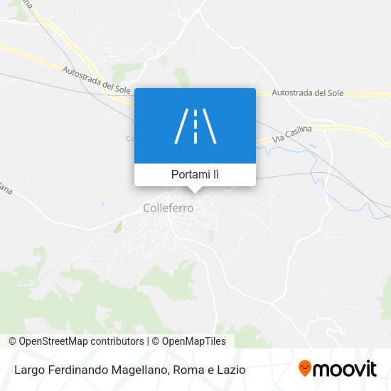 Mappa Largo Ferdinando Magellano