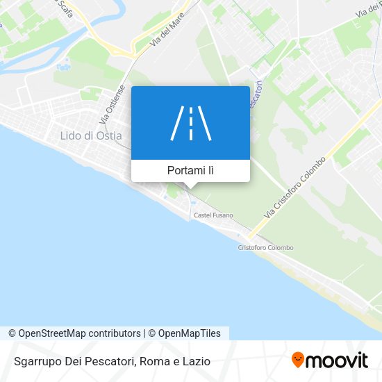 Mappa Sgarrupo Dei Pescatori